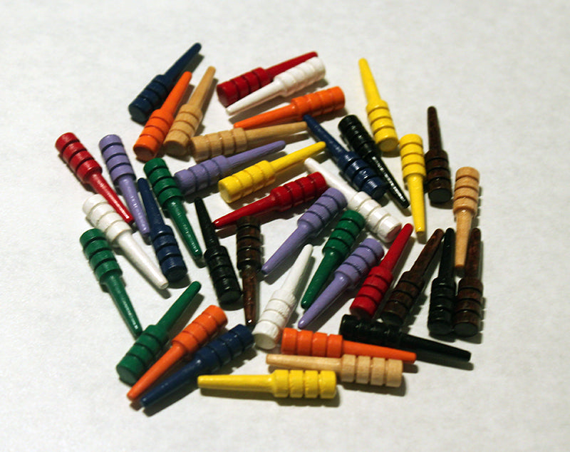 Set of 40 Wooden Cribbage Pegs