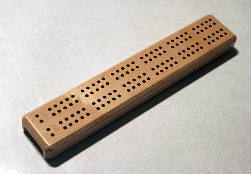 Mini Travel 2 Track Maple Cribbage Board GTG 23115