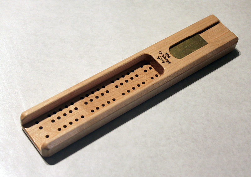 Mini Travel 2 Track Maple Cribbage Board GTG 23115