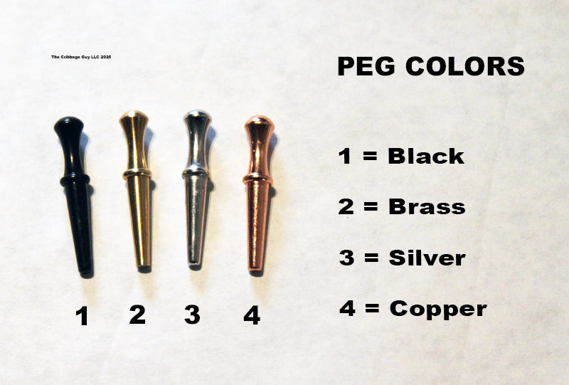 Metal Cribbage Pegs